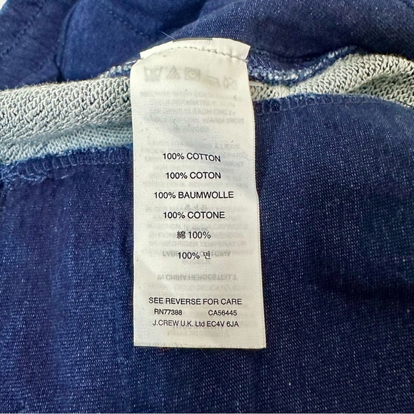 NWOT JCREW Wallace & Barnes Indigo Dyed Joggers - Picture 4 of 4